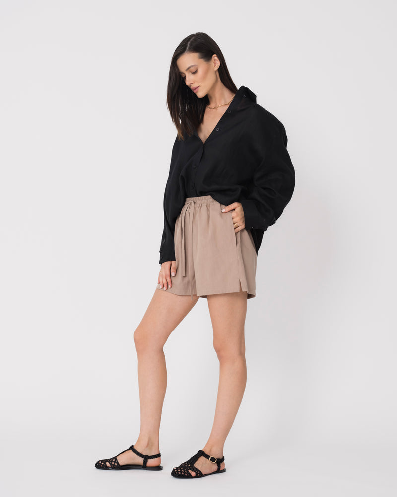 Linen shorts